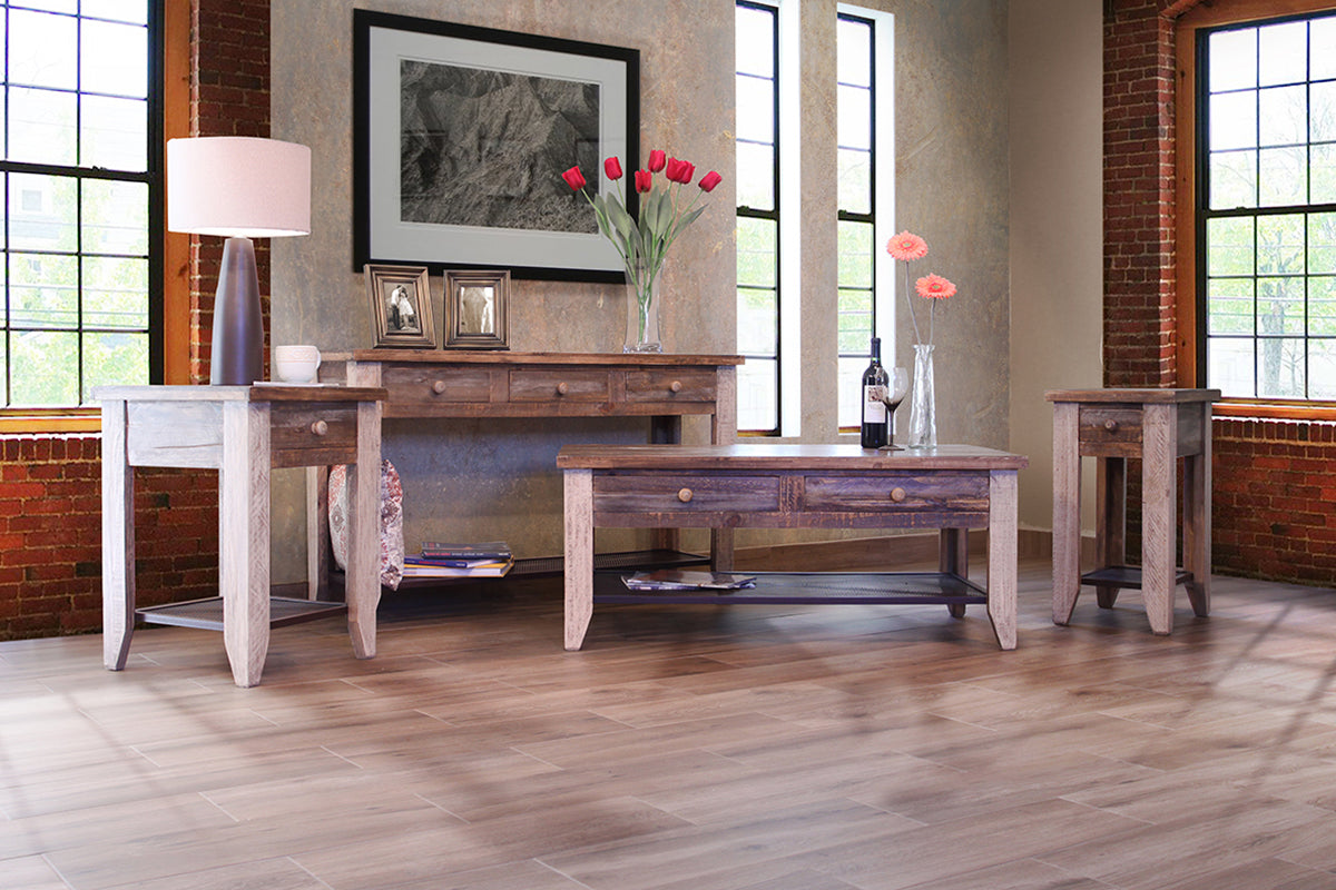 1 Drawer End Table - Multicolor