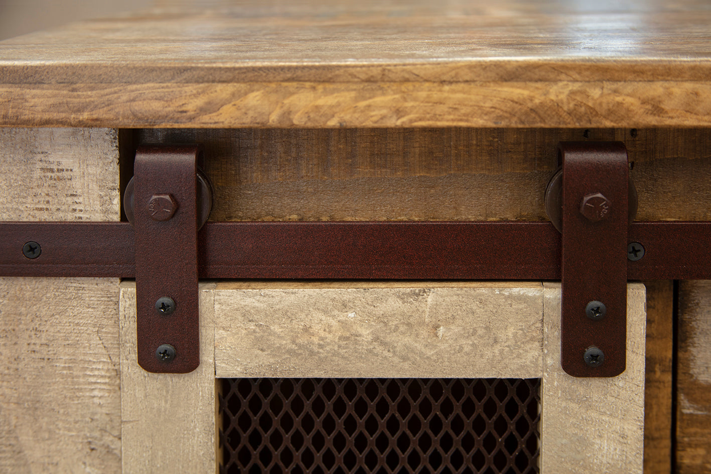 3 Drawer 1 Door End Table - Multicolor