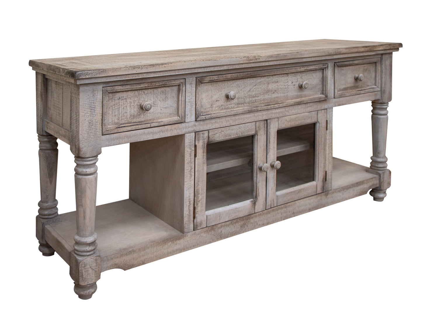 3 Drawer 2 Doors 70" TV Stand - Drift Sand