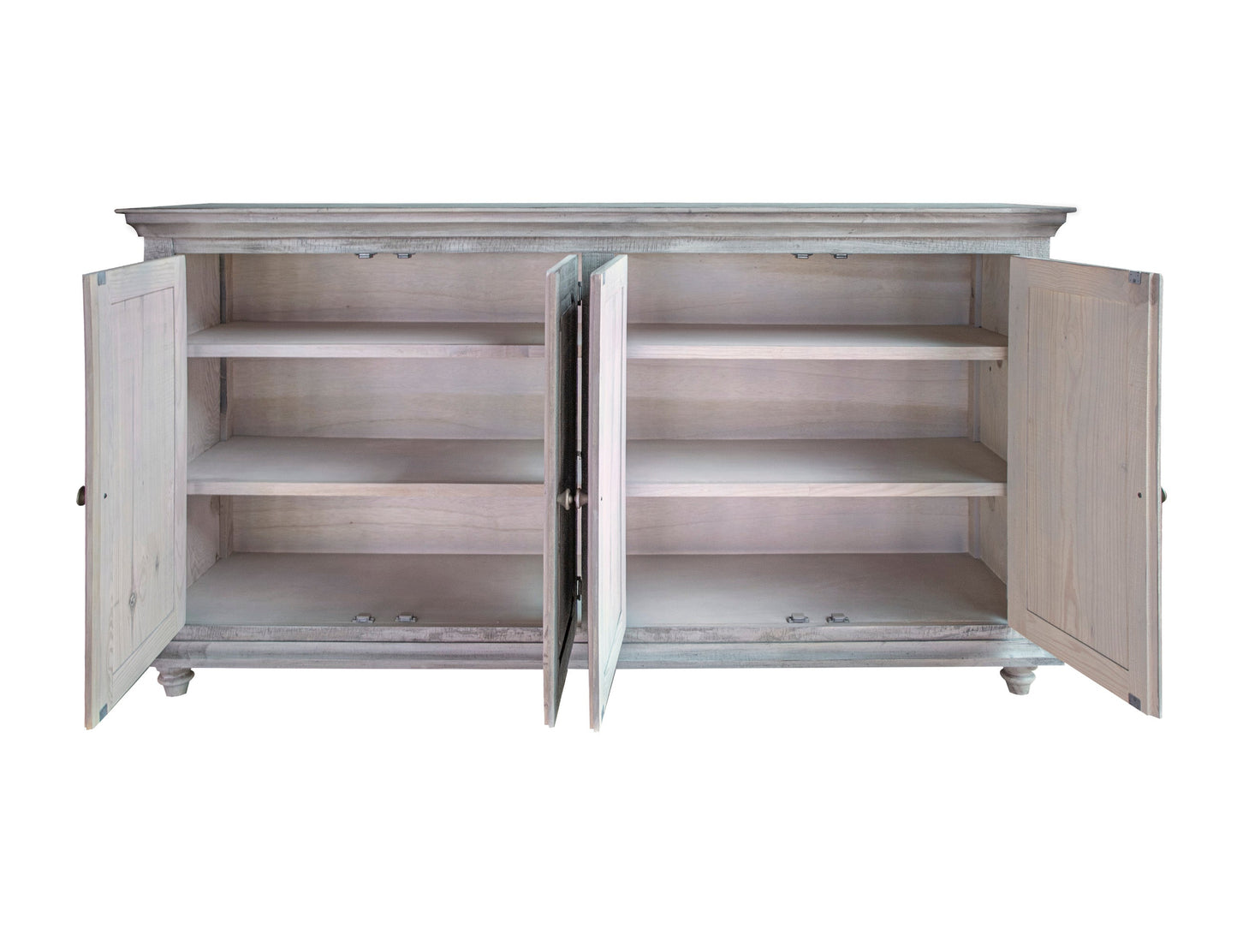 4 Doors Console - Gray