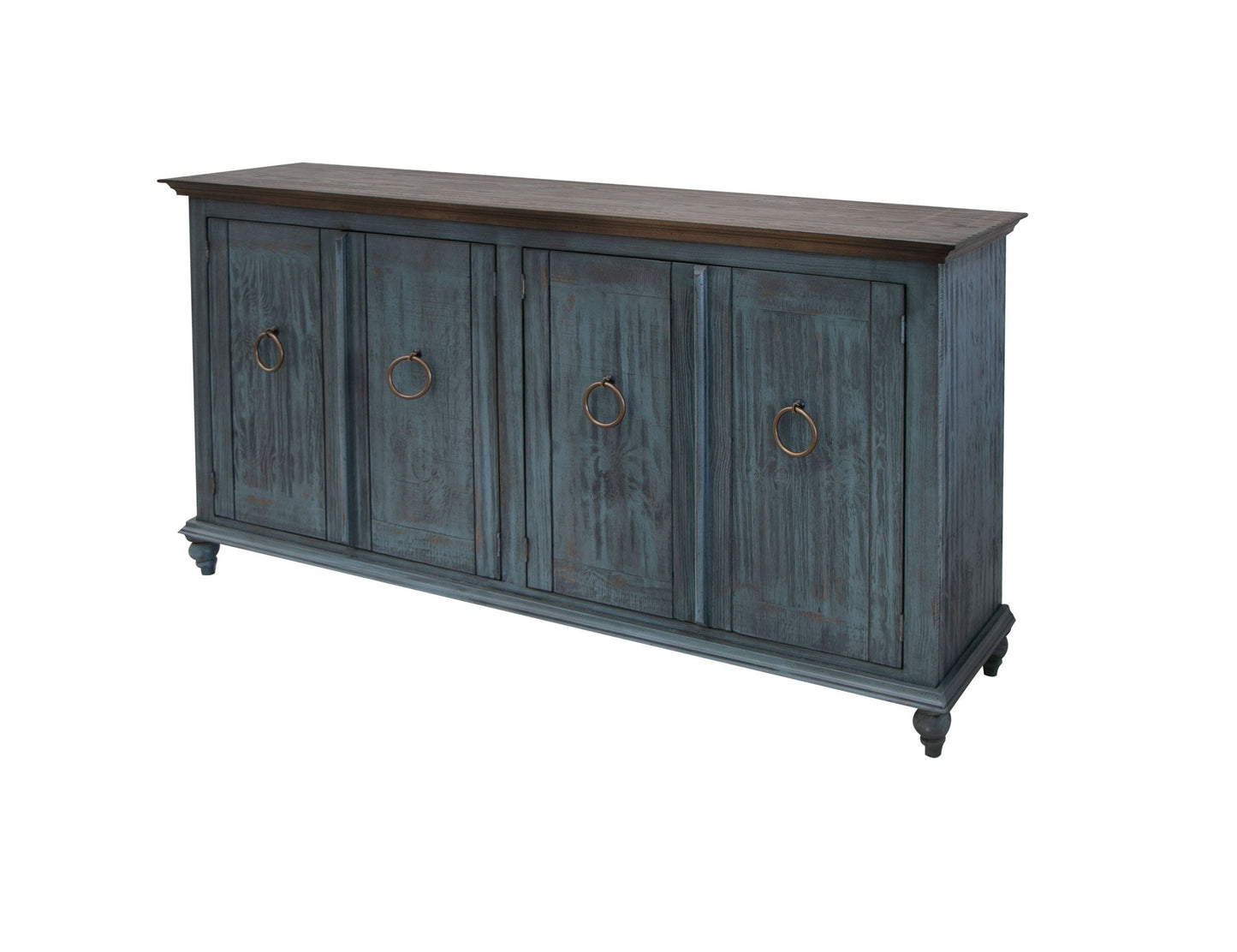 4 Doors Console - Sky Blue