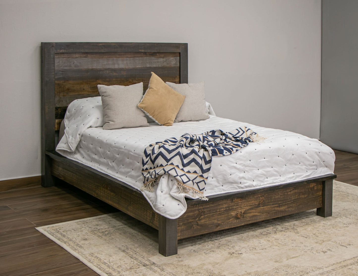 4/6 Platform - Two Tone Gray & Brown