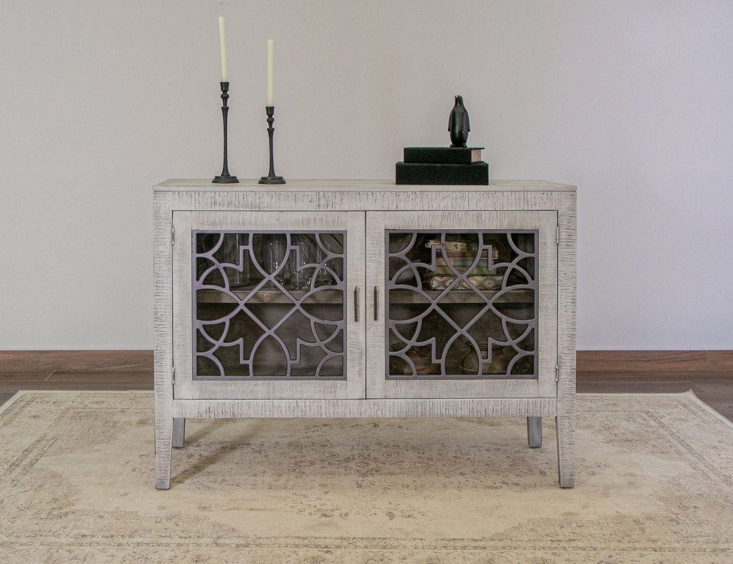 2 Door Console - Vintage White
