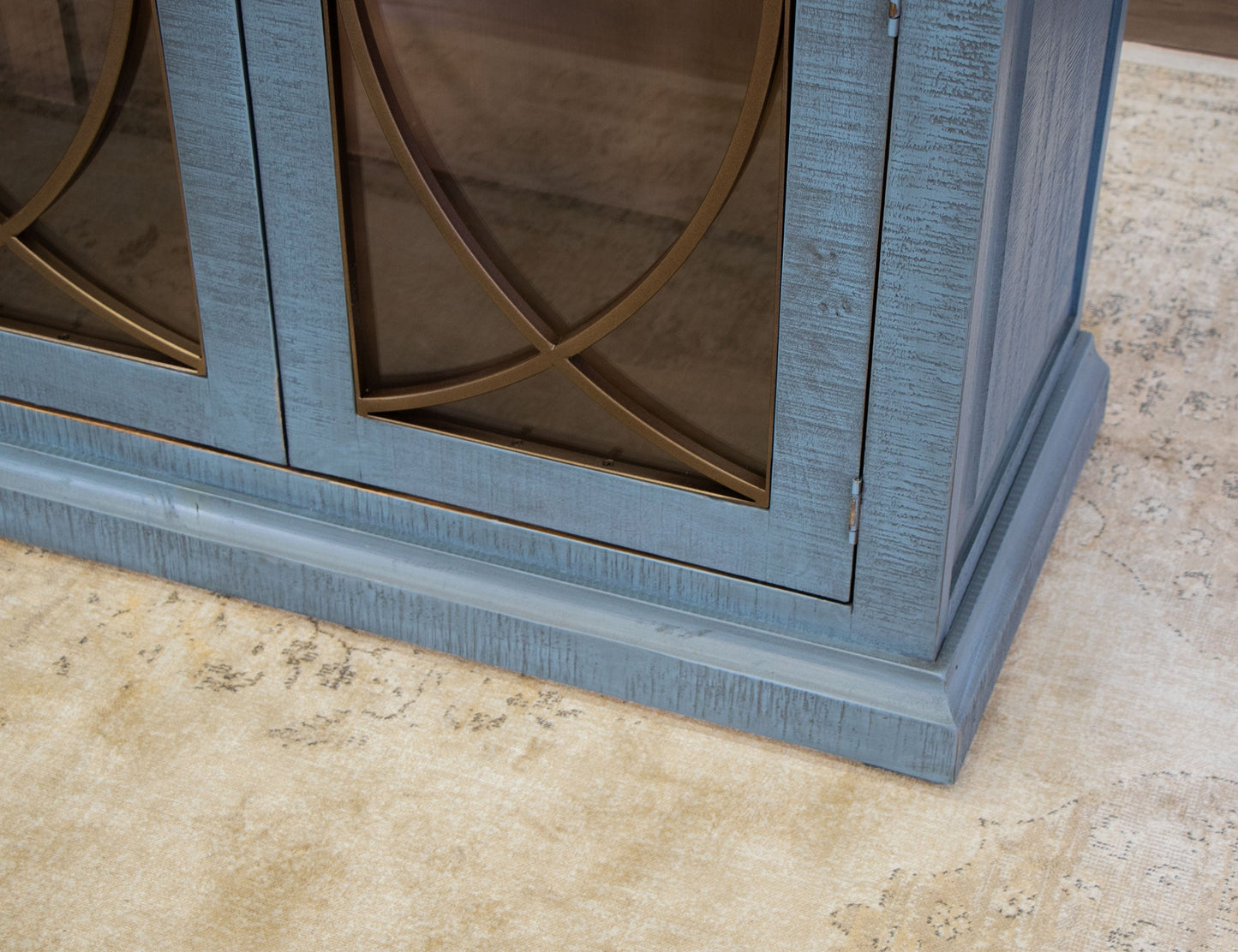 4 Door Console - Vintage Blue