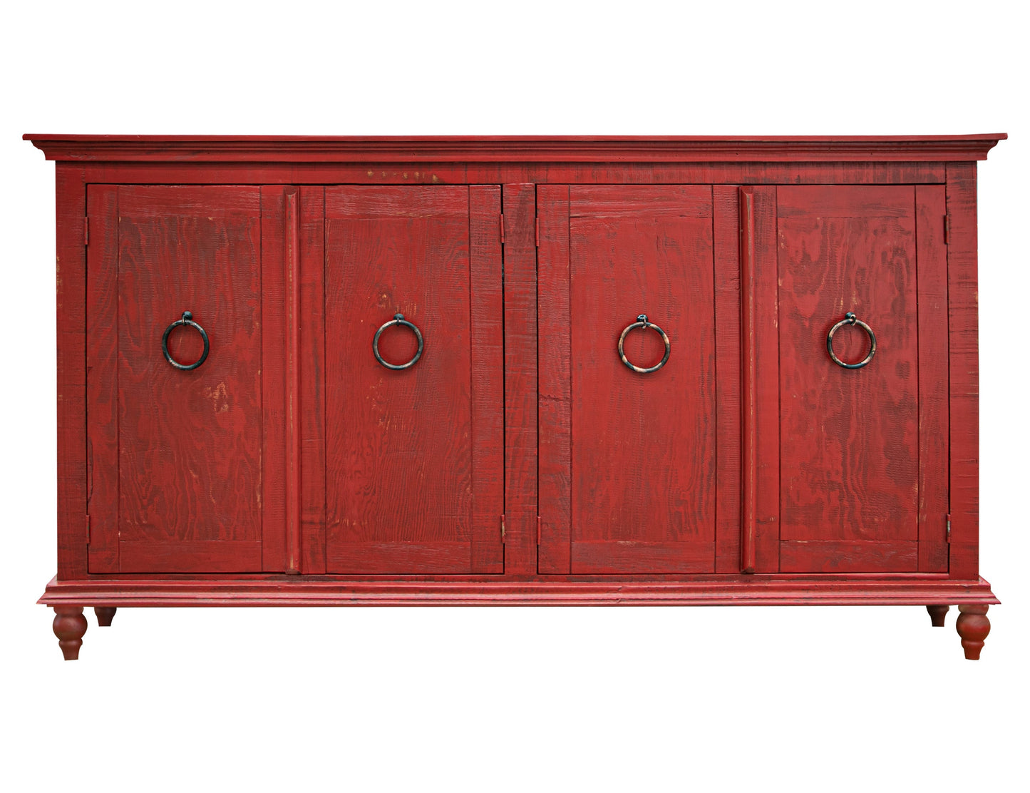 4 Doors Console - Red