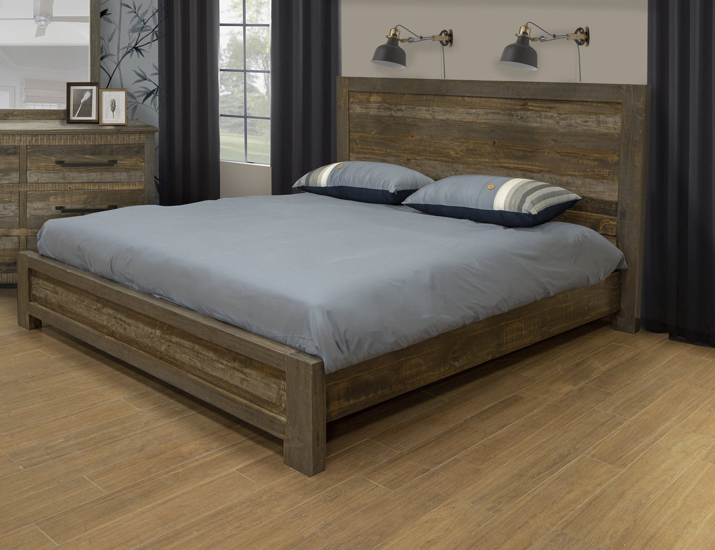 5/0 Low Profile Platform - Two tone Gray & Brown