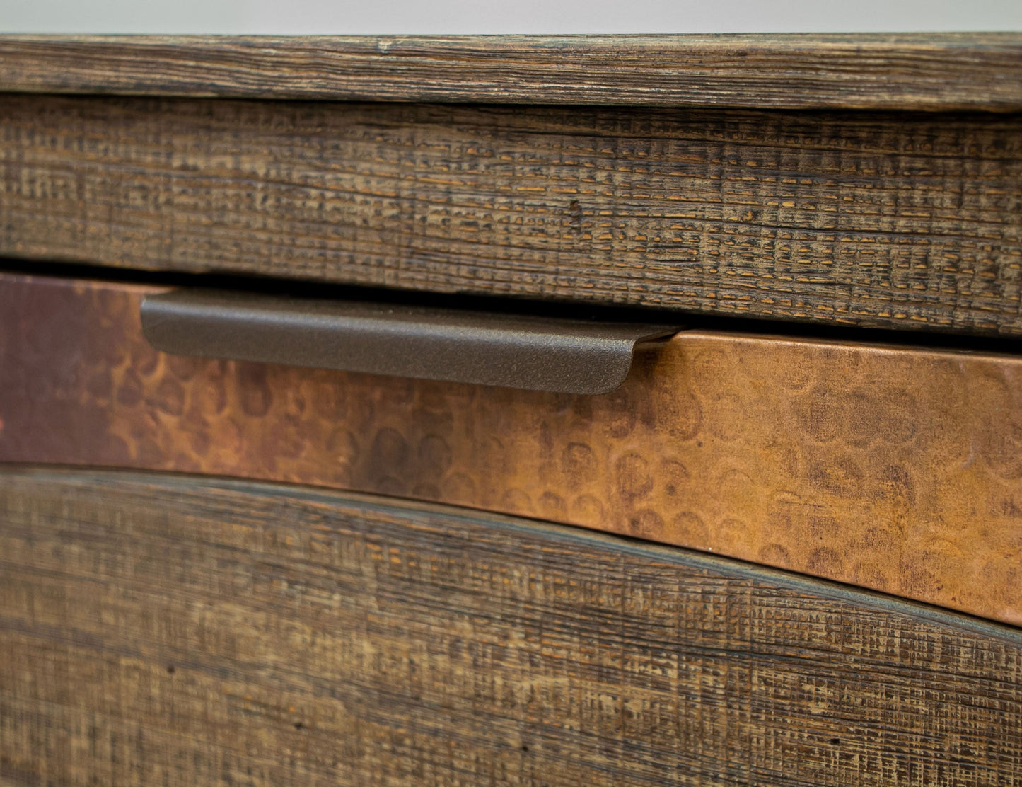 2 Drawer Nightstand - Charred Brown