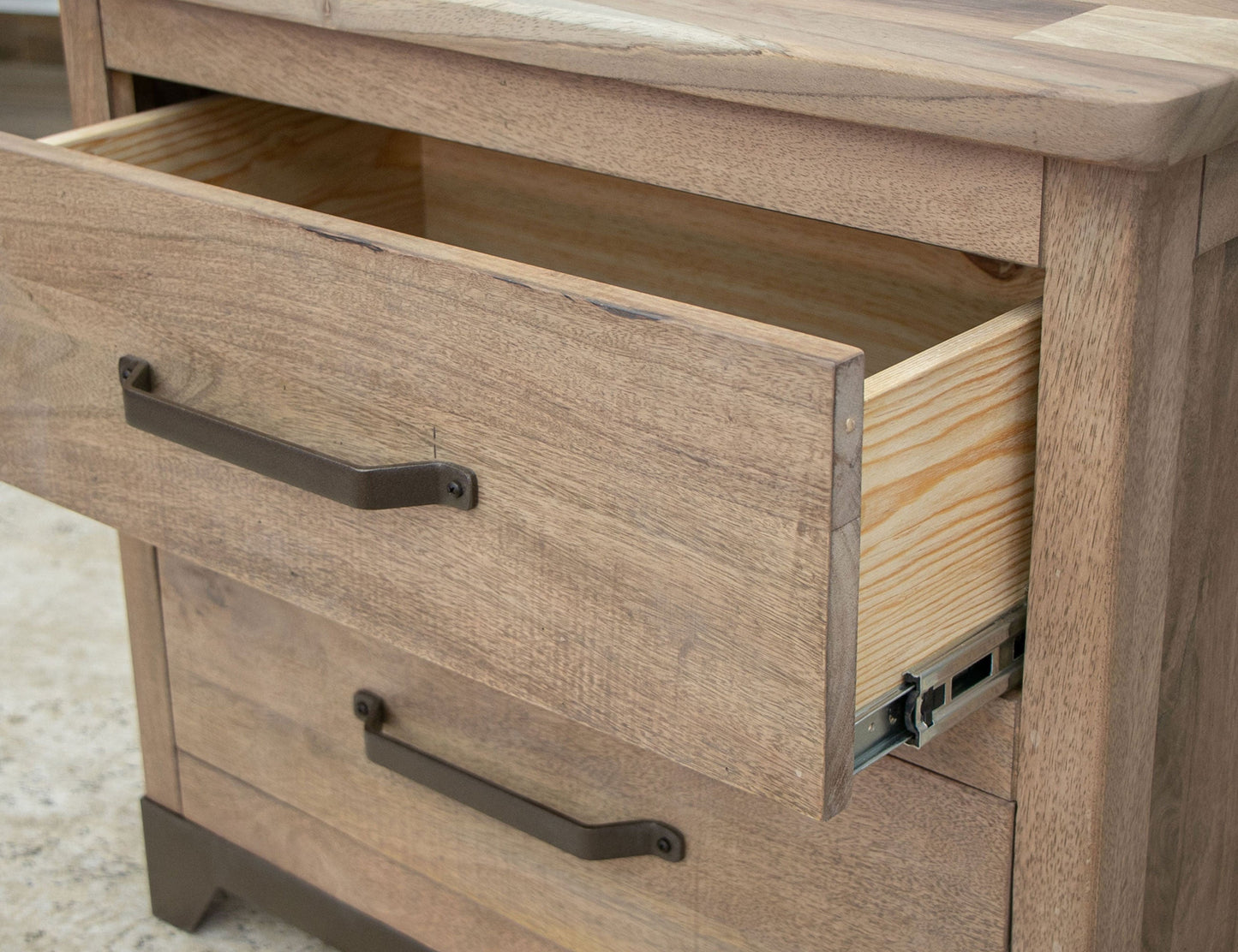 2 Drawer Nightstand - Brown Cappuccino