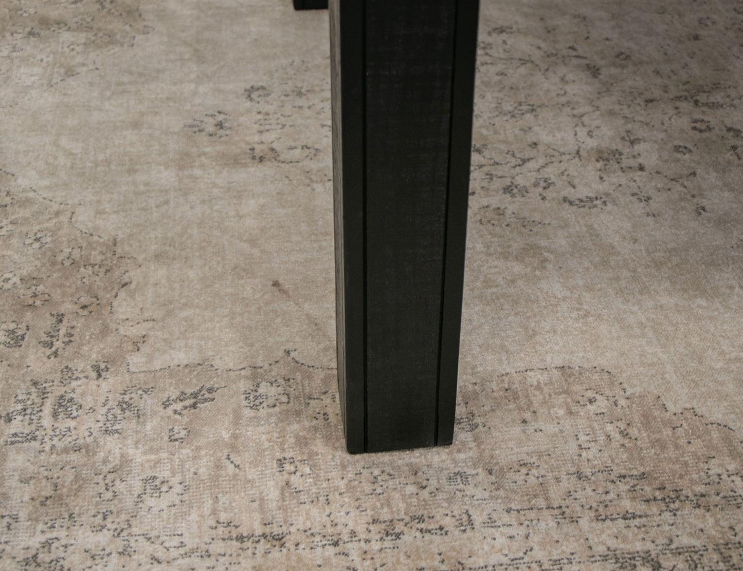 65" Table - Two Tone Gray & Brown