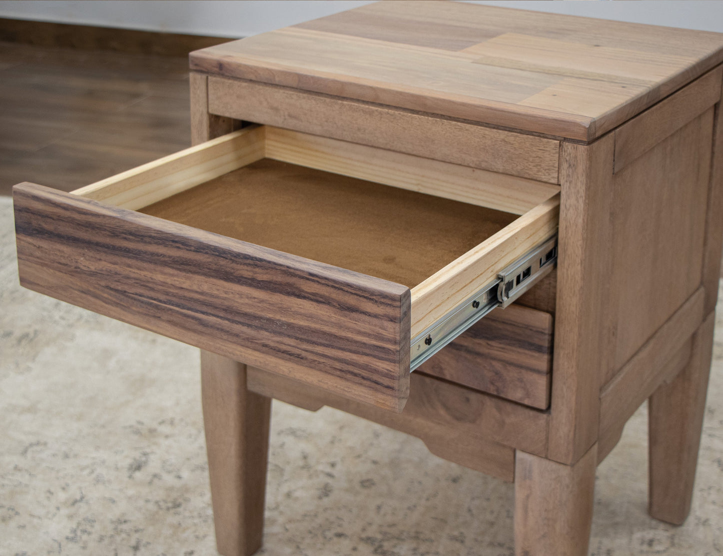2 Drawer Nightstand - Brown Cappuccino