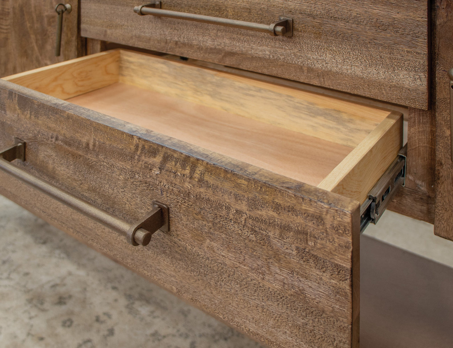 1 Drawer End Table - Towny Brown