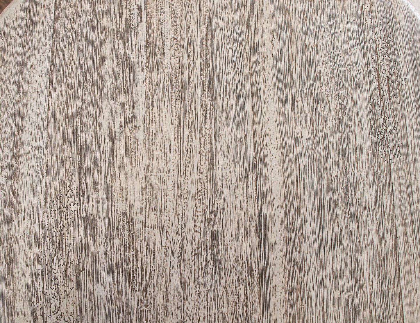 End Table - Light Cream / Brown Caramel