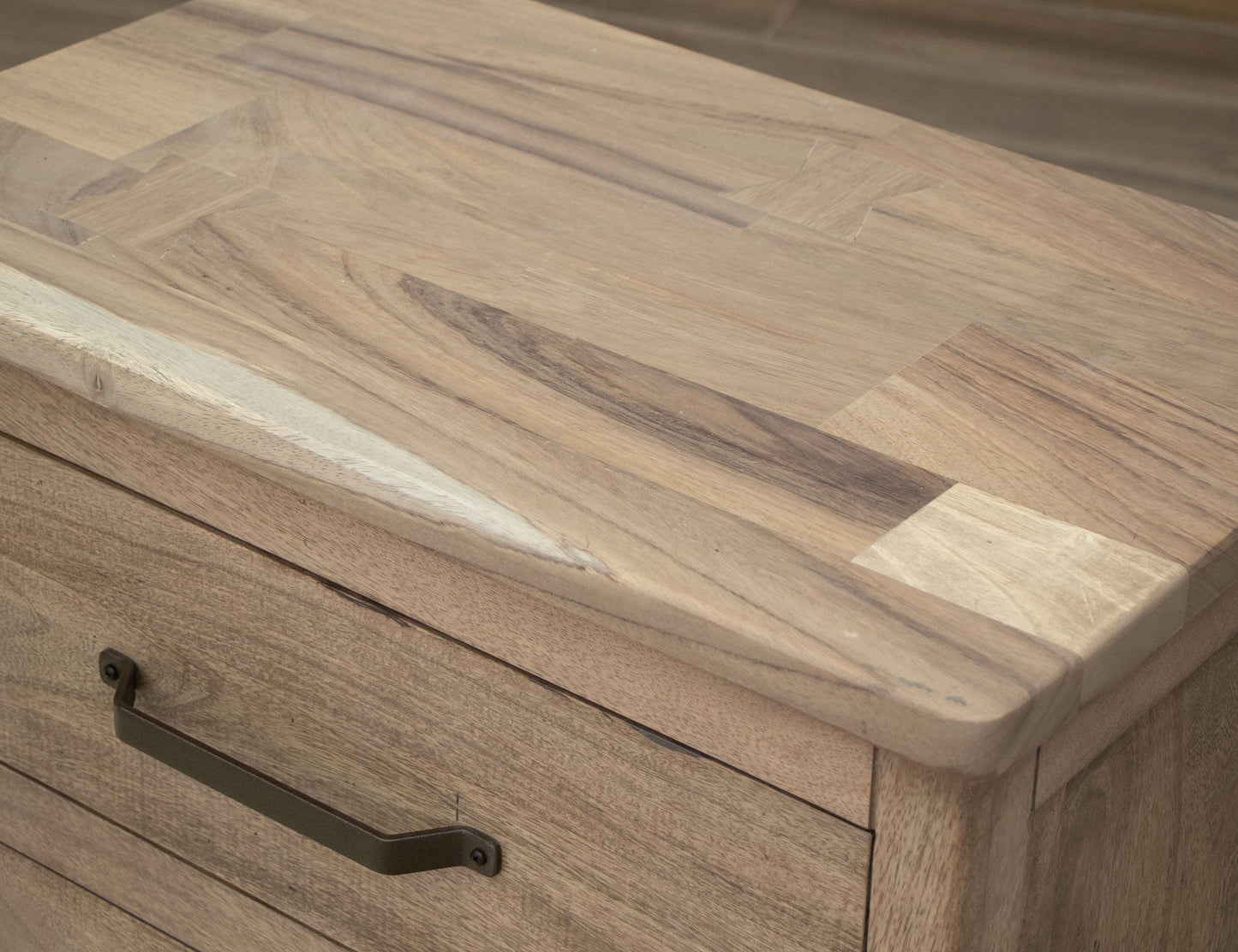 2 Drawer Nightstand - Brown Cappuccino
