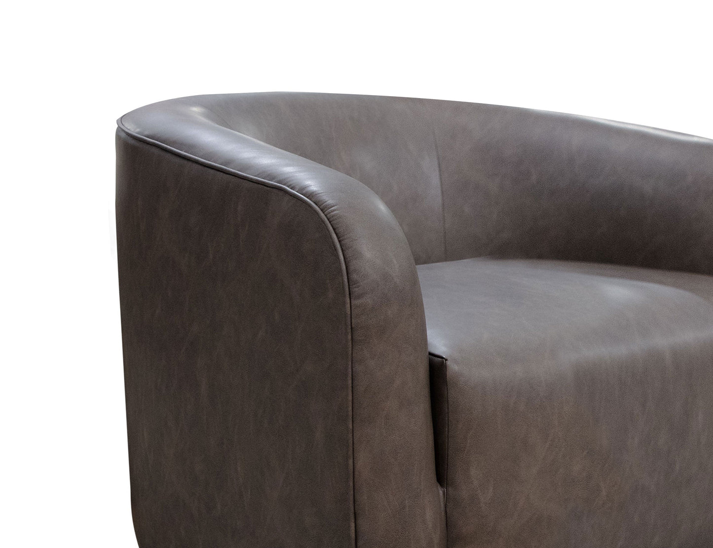Wooden Frame & Base, Armchair - Chocolate Brown