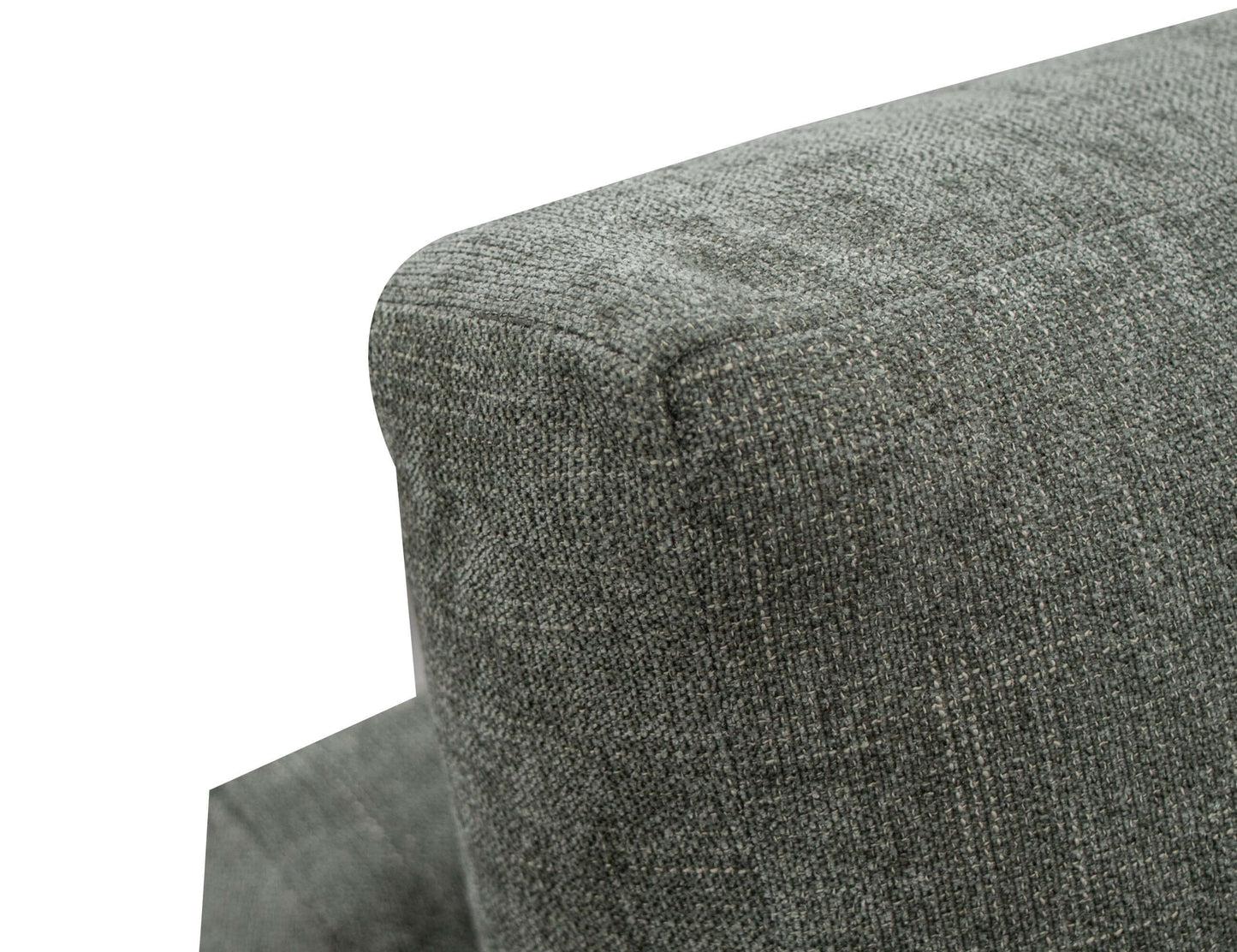 Metal & Wood Base, Armchair - Olive Green