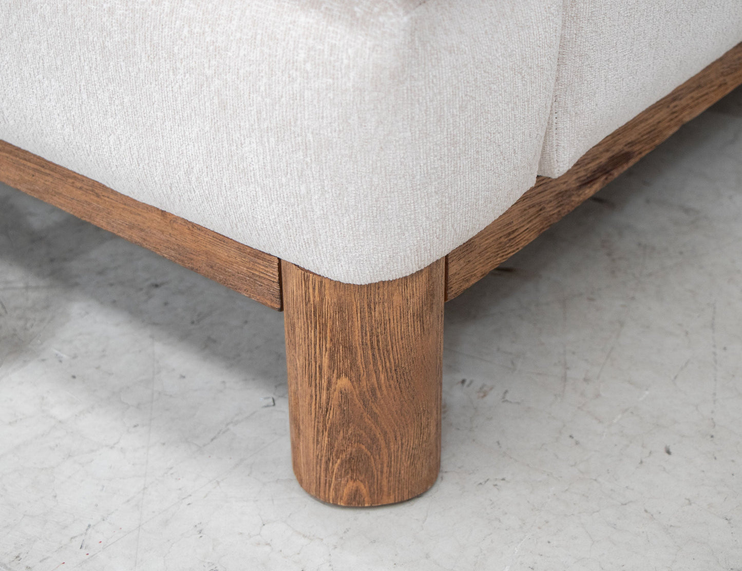 Wooden Frame & Base, Sofa - Towny Brown