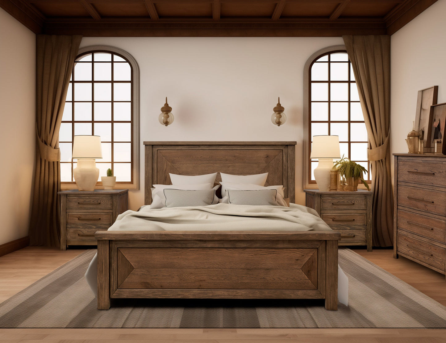 Mirror - Walnut Brown