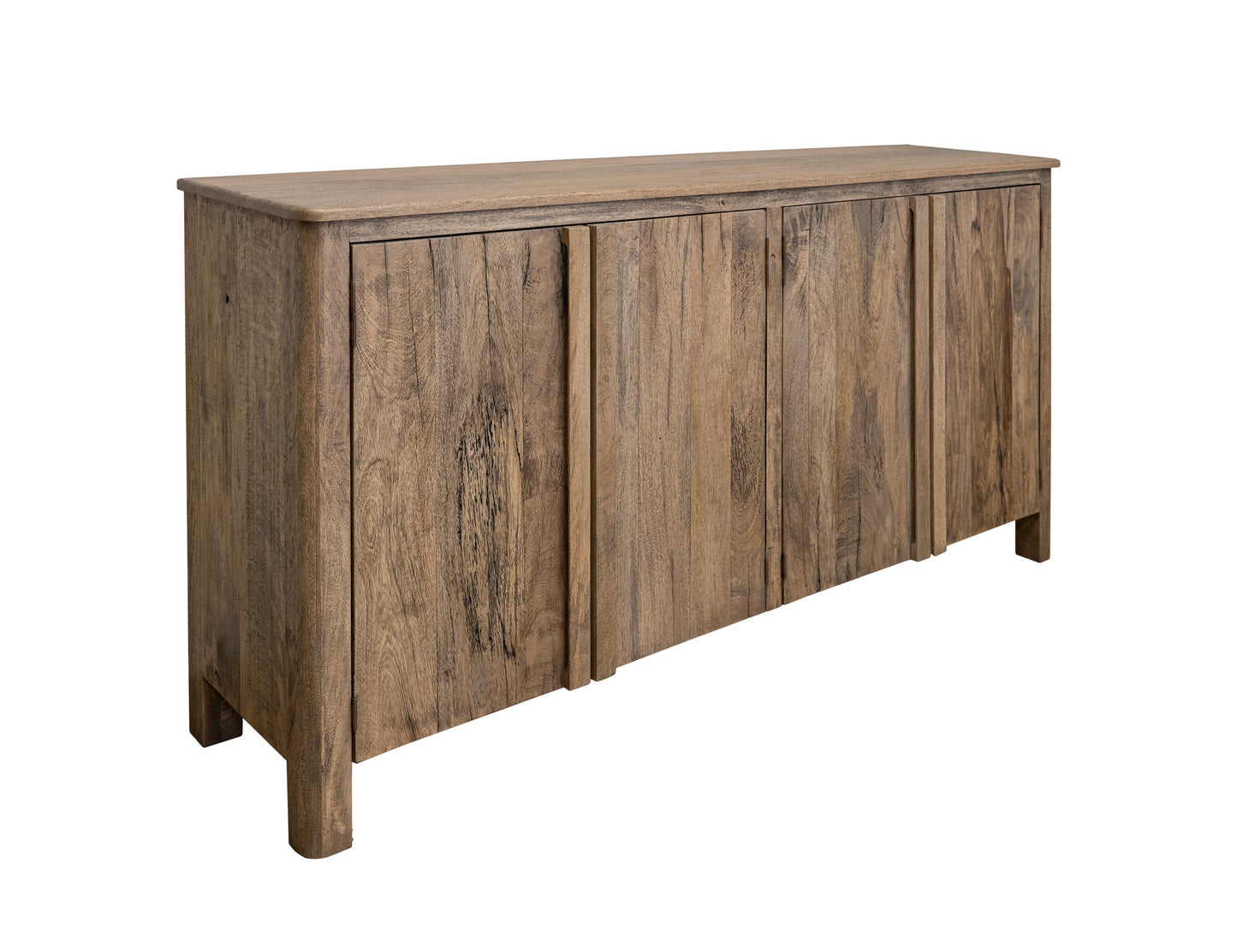 4 Door Console - Almond Brown