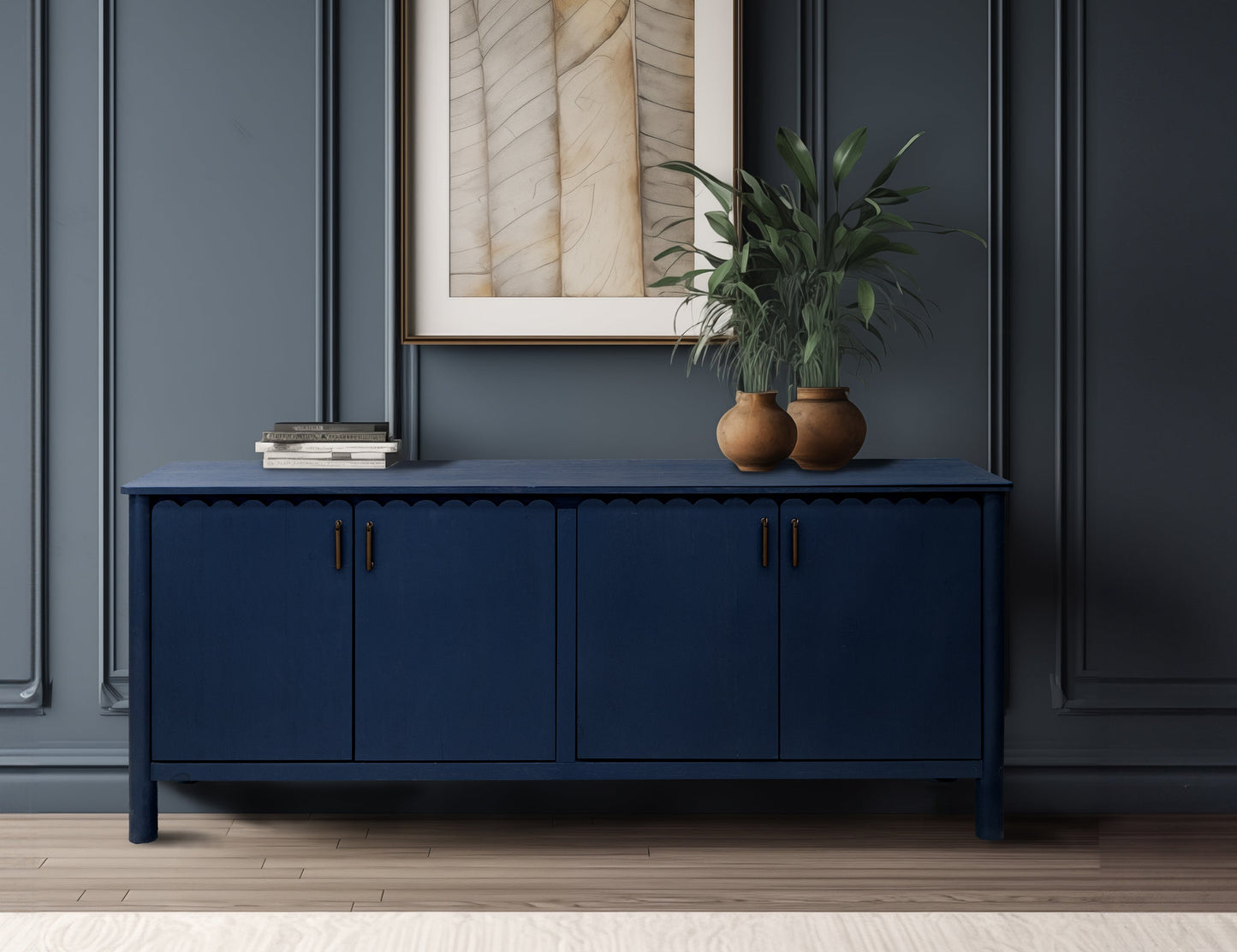 4 Door Console - Indigo Blue