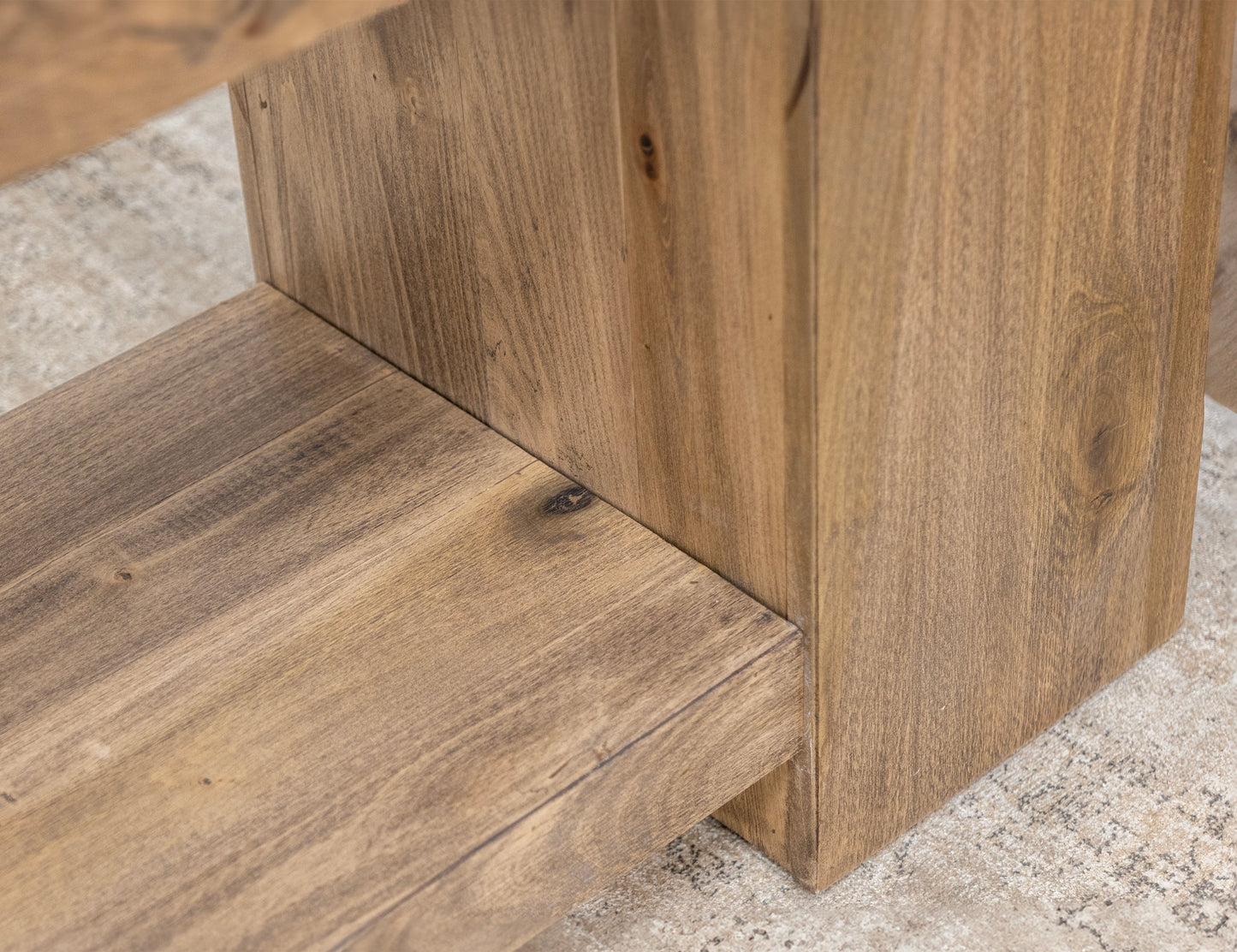 Solid Wood Console - Toffee brown