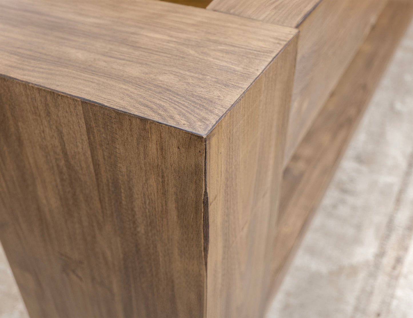 Solid Wood Console - Toffee brown