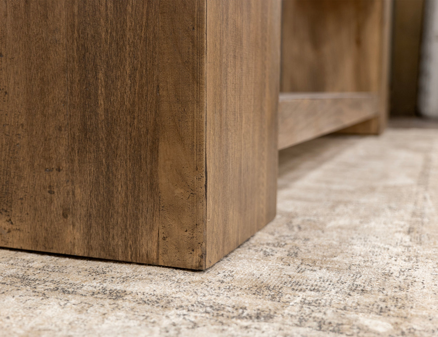 Solid Wood Console - Toffee brown