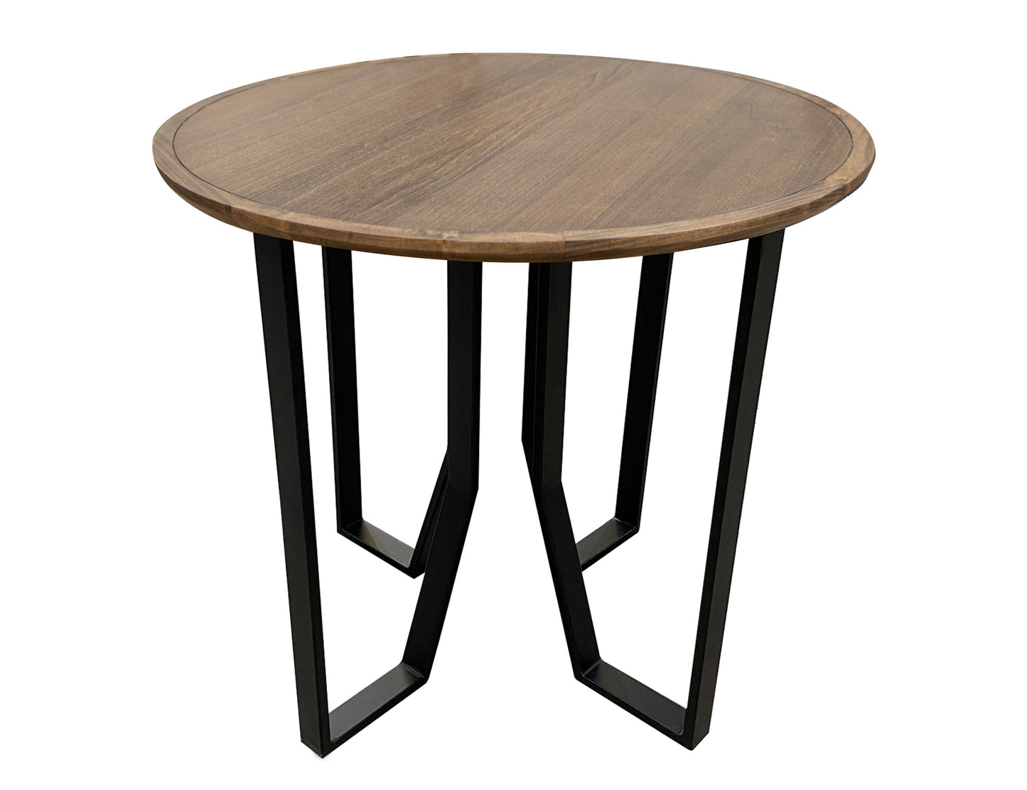 Metal Base End Table - Coyote Brown