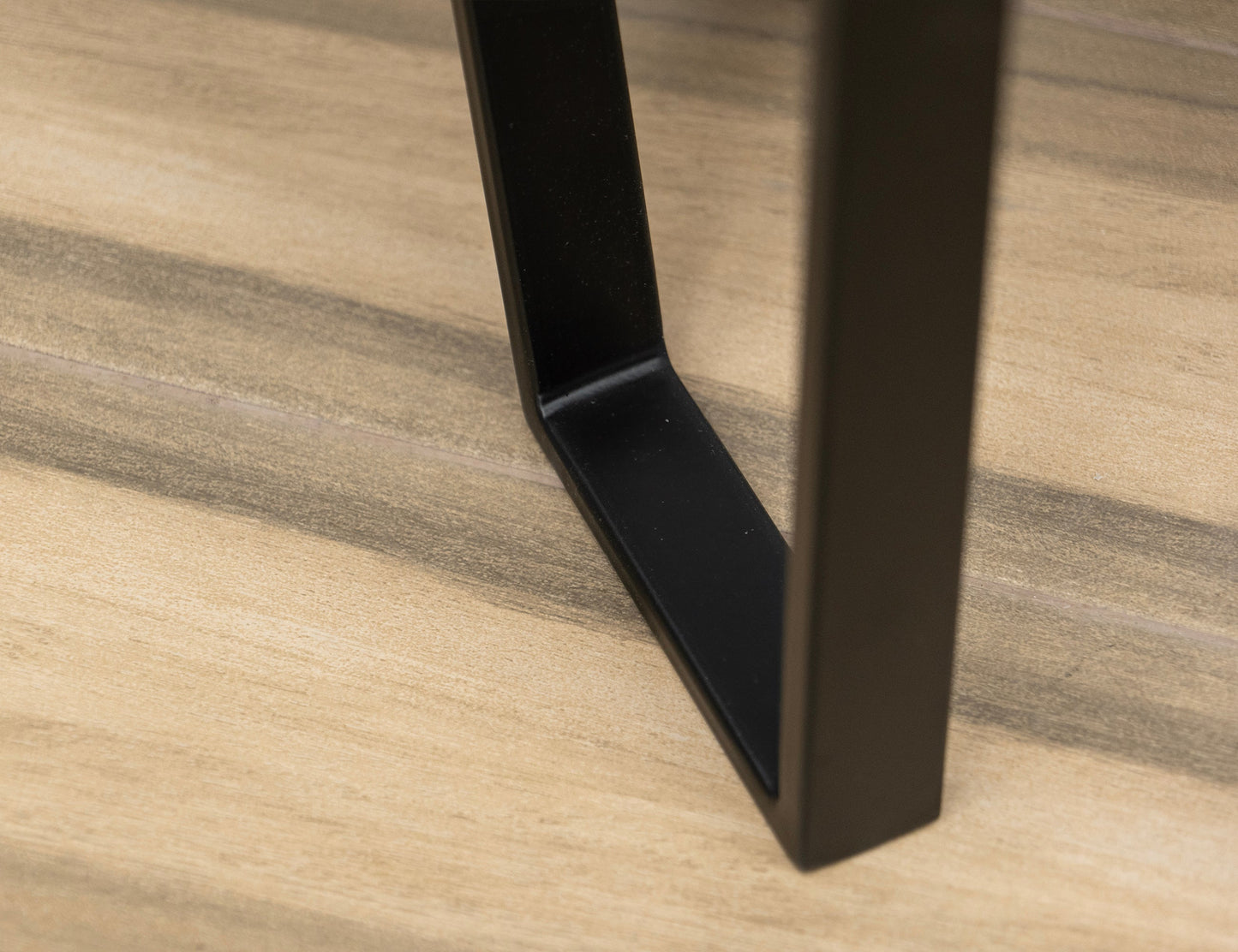 Metal Base End Table - Coyote Brown