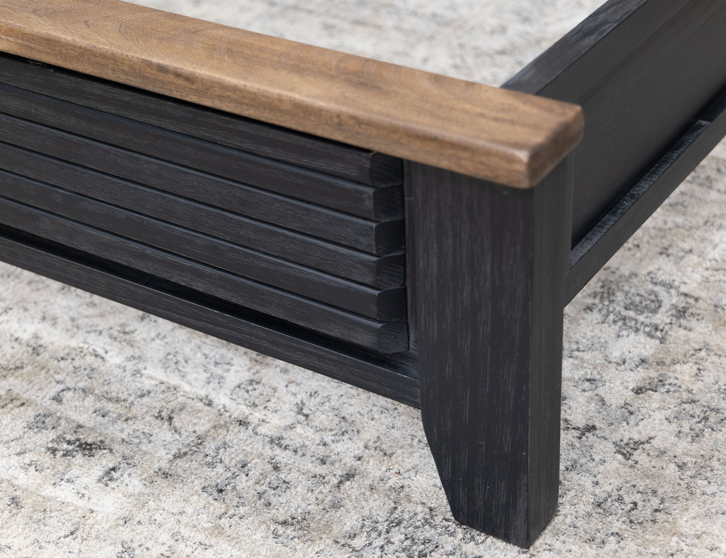 5/0 Platform - Satin Black and Brown