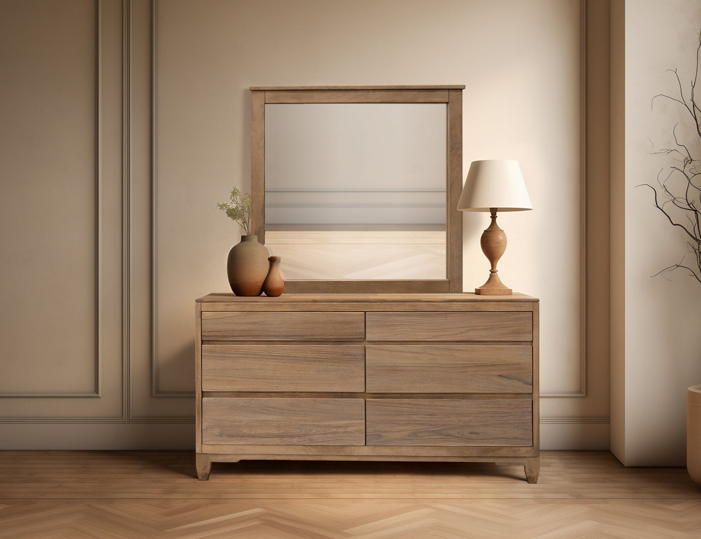 Mirror - Brown Cappuccino