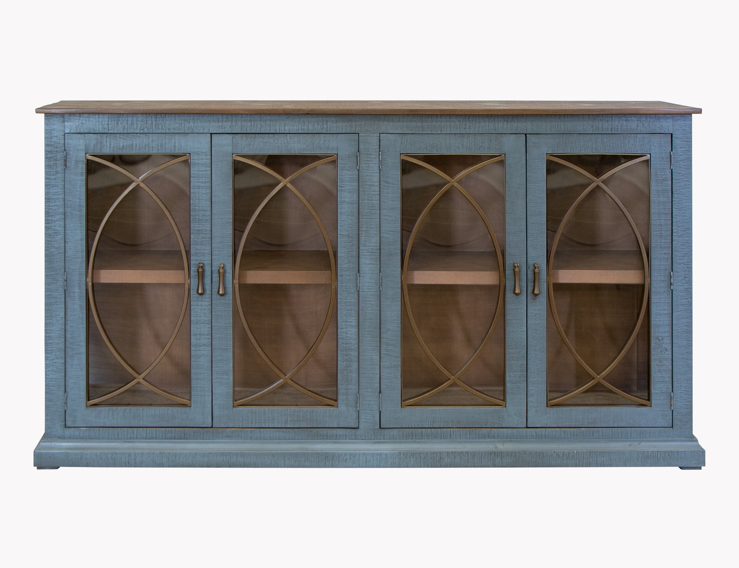 4 Door Console - Vintage Blue