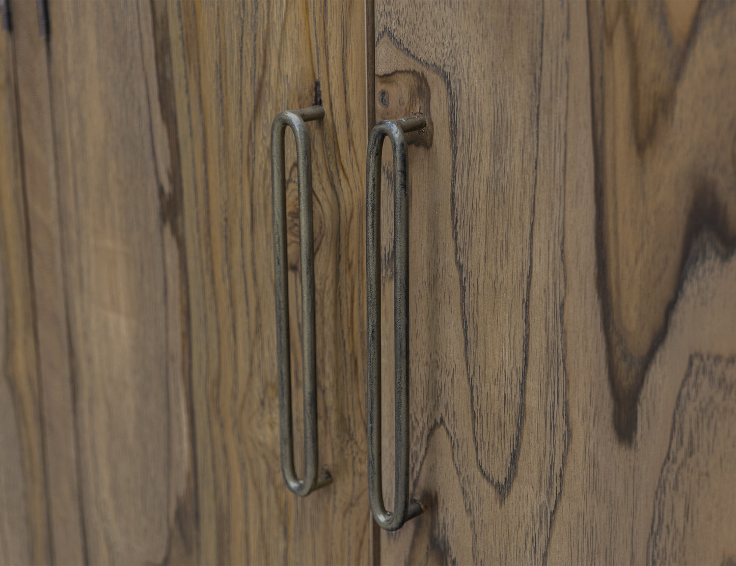 4 Doors Console - Almond And Barrel Brown