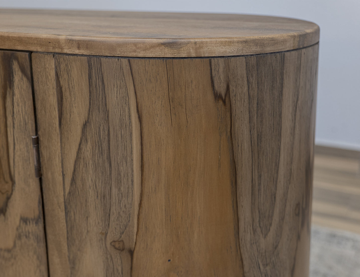 4 Doors Console - Almond And Barrel Brown