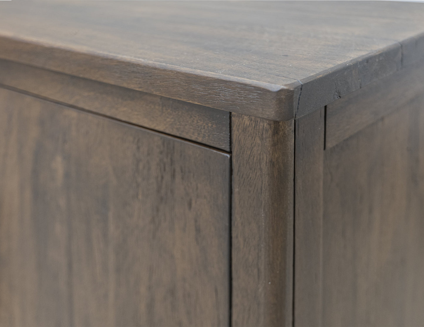 2 Door TV Stand - Mahogany Brown