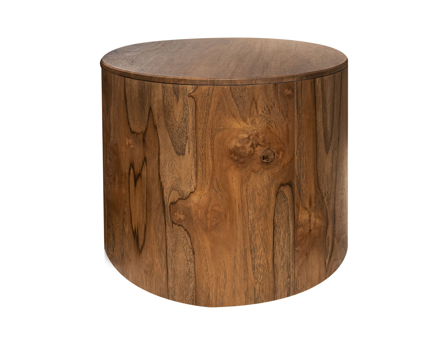 End Table - Almond And Barrel Brown