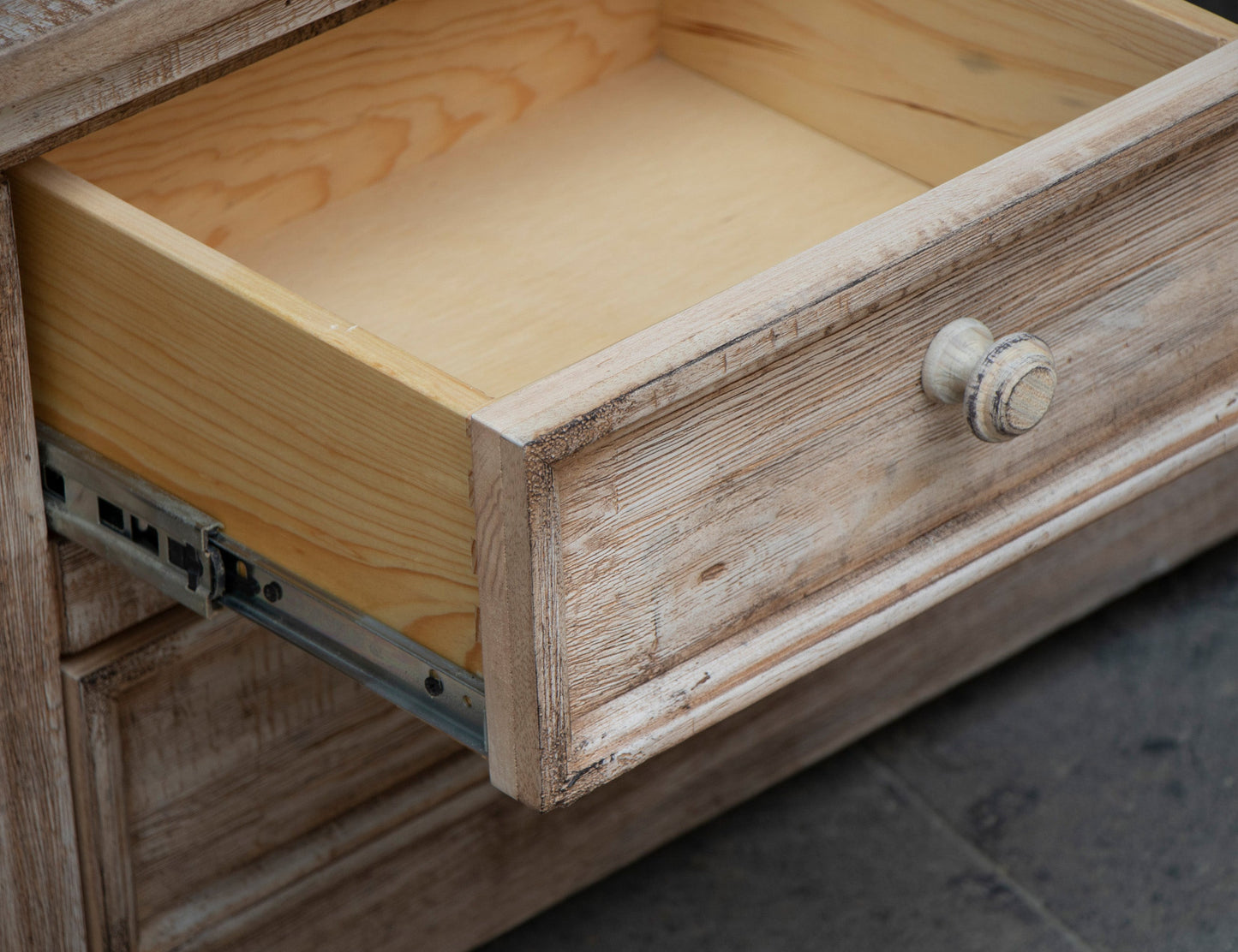 1 Drawer End Table - Drift Sand