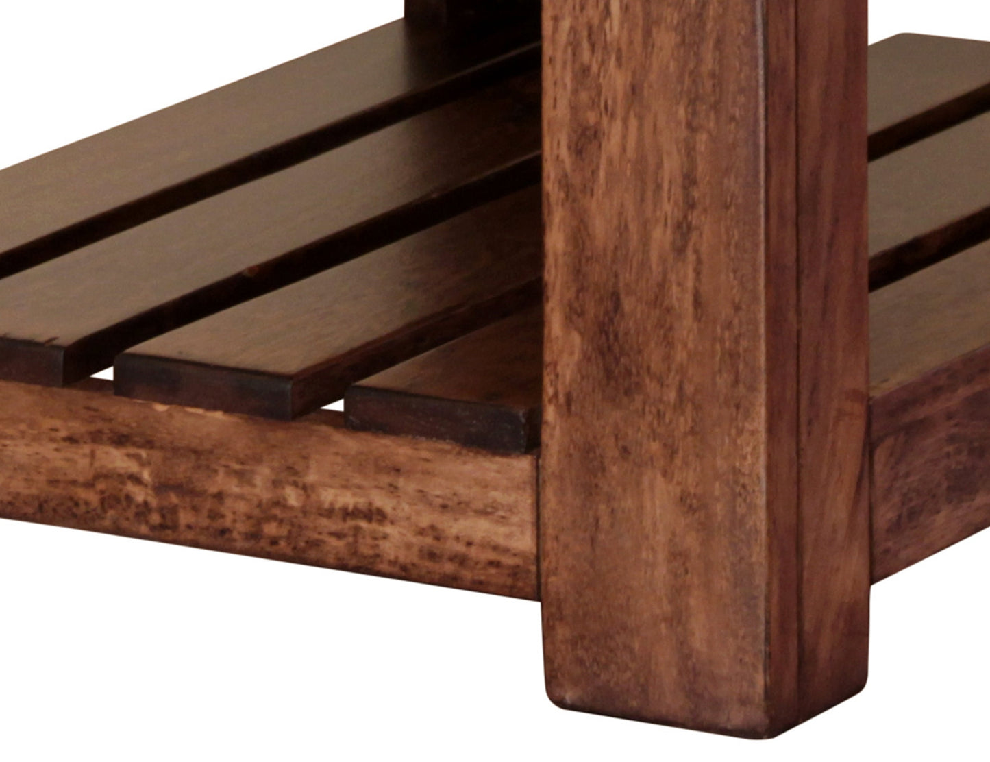 1 Drawer Chairside Table - Cinnamon Brown