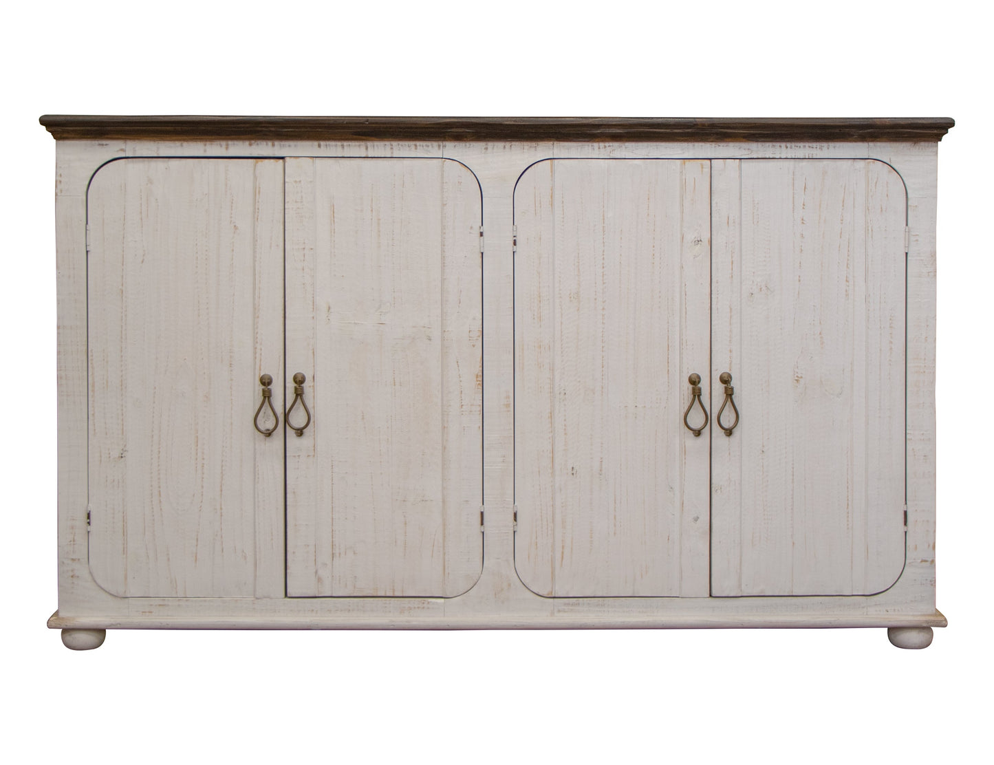 4 Doors Console - White