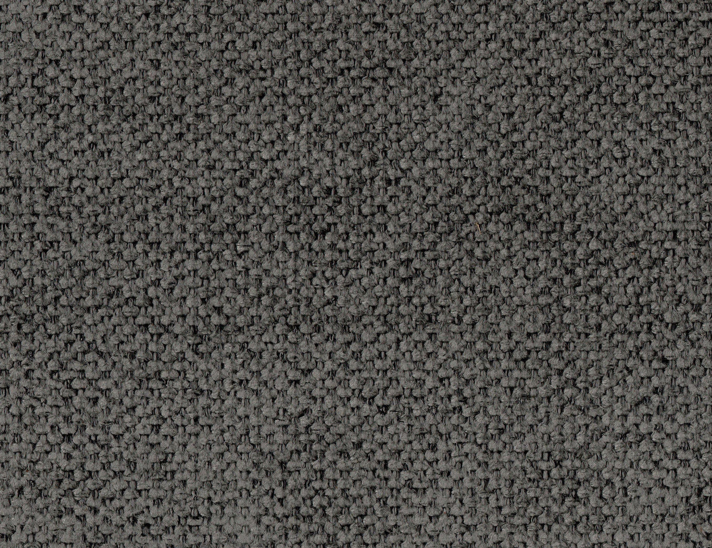 Wooden Frame & Base, Upholstered Square Ottoman - Iron Gray