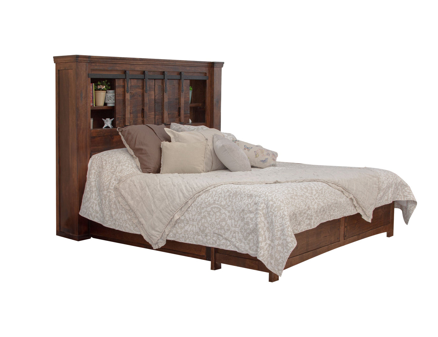 6/6 Storage Footboard - Deep Brown
