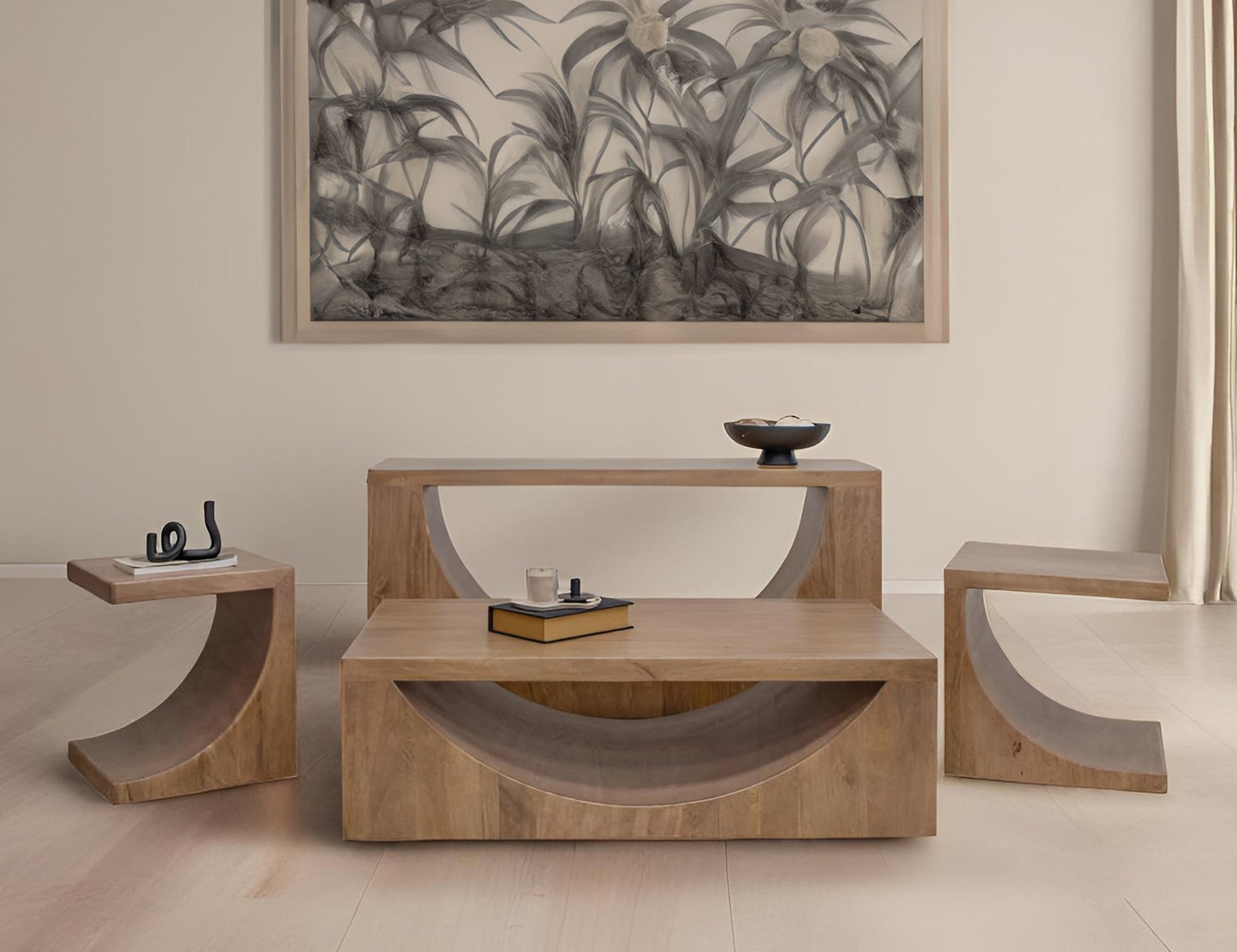 Chairside Table - Mezquite Brown