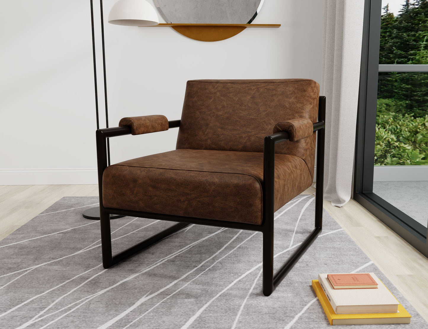 Armchair - Chocolate Brown
