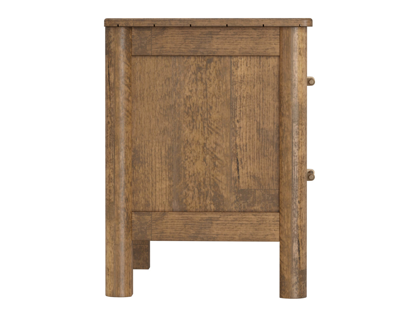 2 Drawer Nightstand - Towny Brown