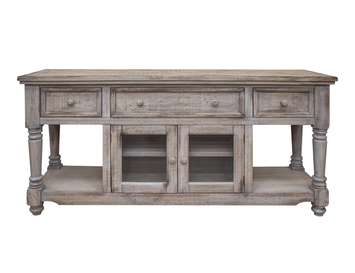 3 Drawer 2 Doors 70" TV Stand - Drift Sand