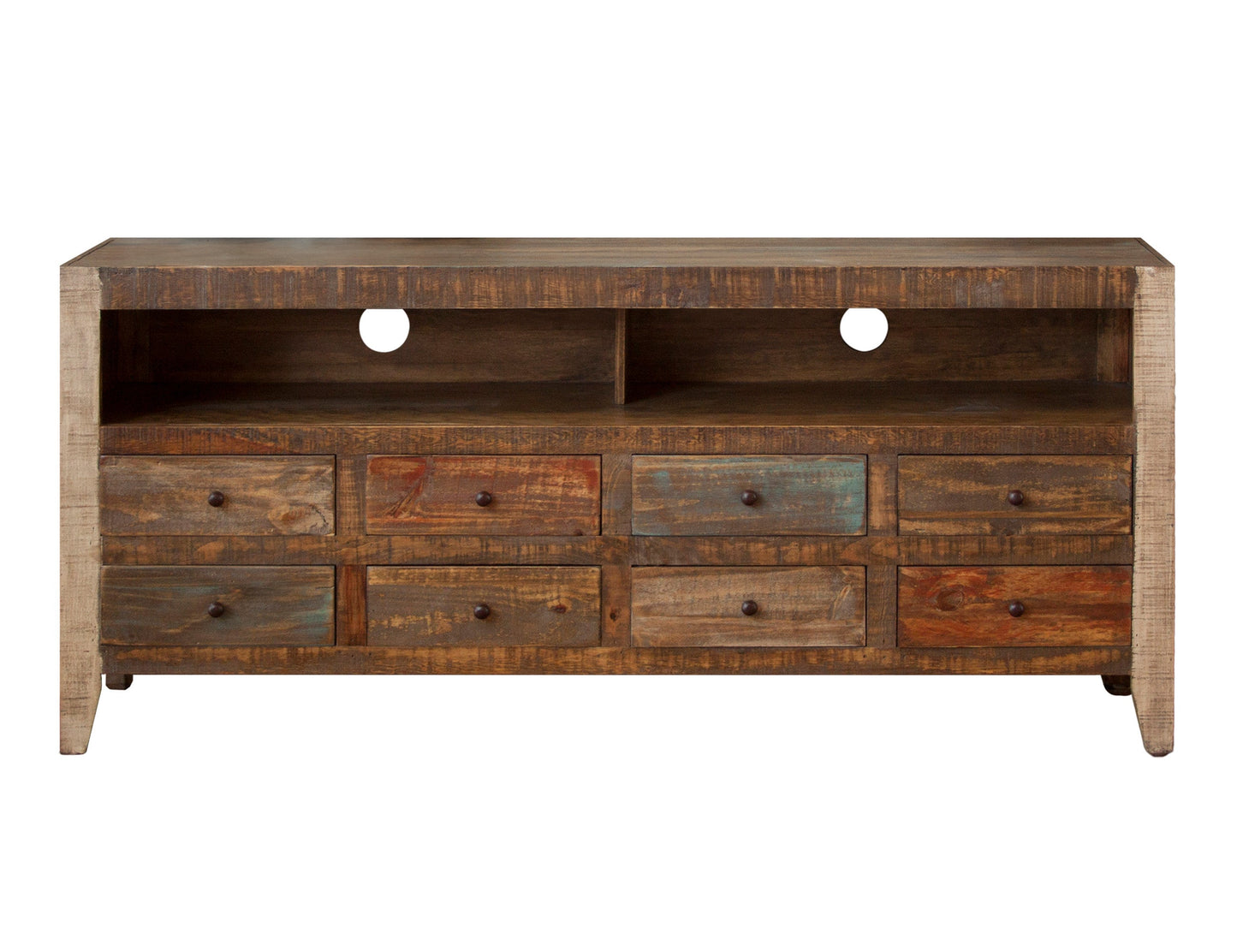 8 Drawer TV-Stand - Multicolor