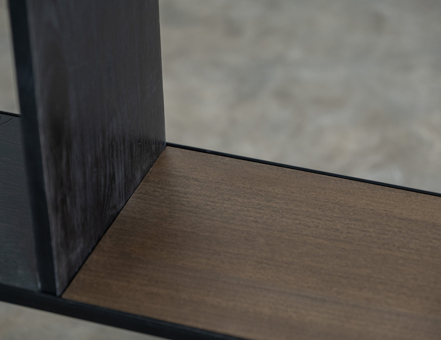 8 Shelves, Bookcase - Satin Black and Brown