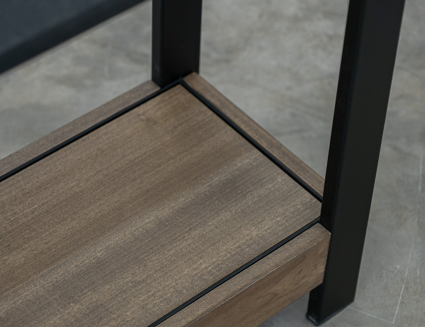 8 Shelves, Bookcase - Satin Black and Brown