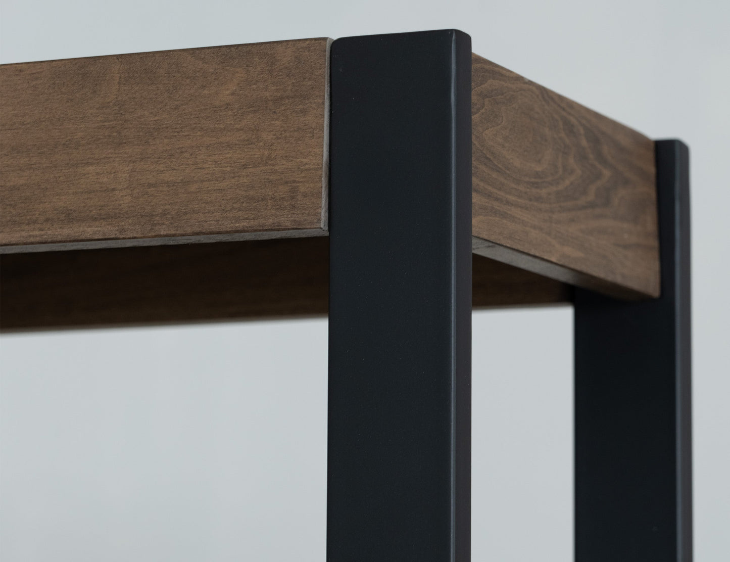 8 Shelves, Bookcase - Satin Black and Brown