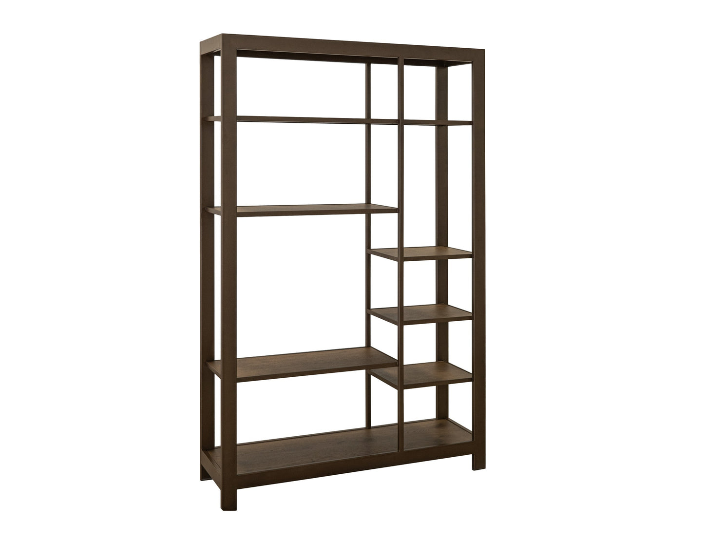 7 Shelves, Bookcase - Warm Brown