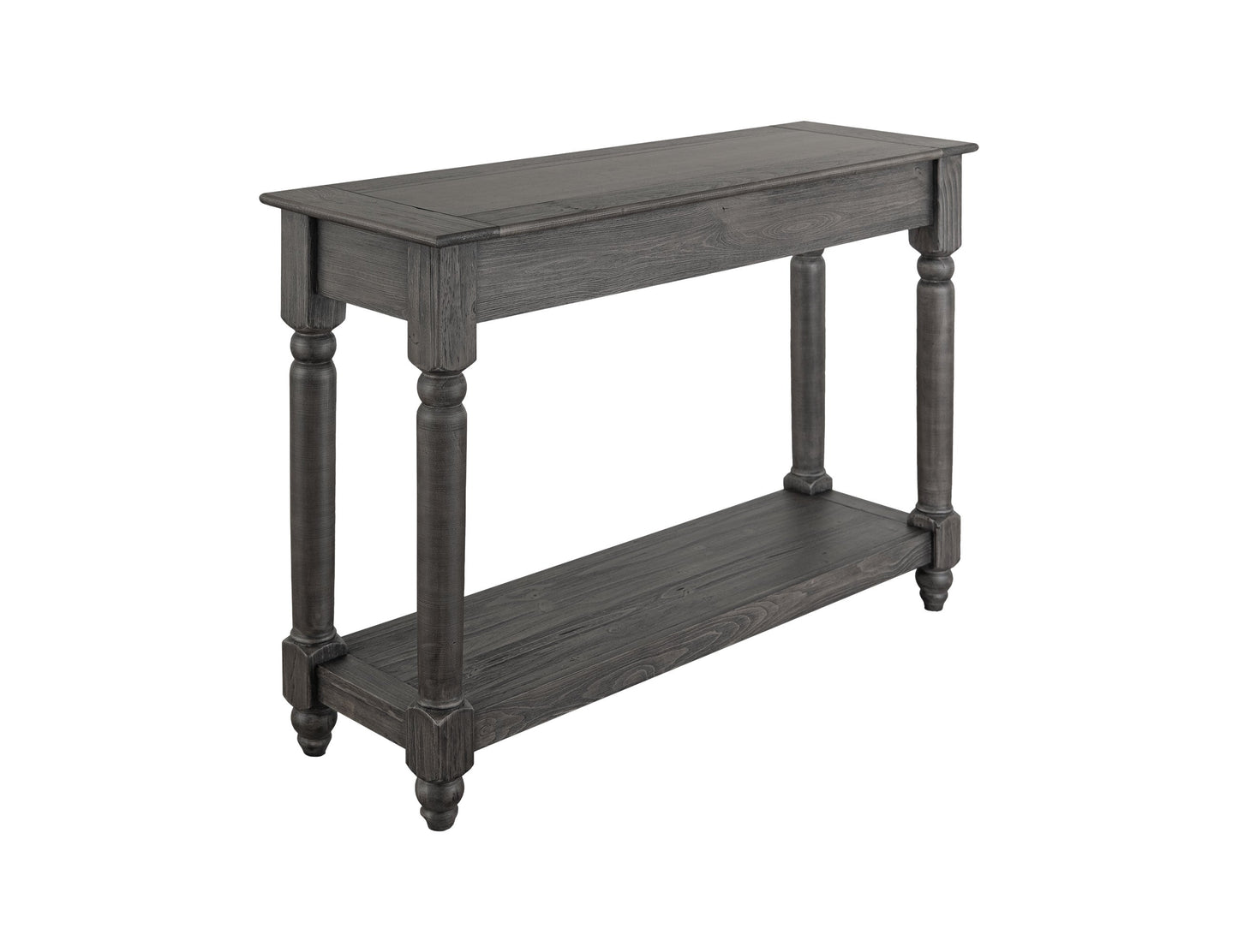1 Shelf, Sofa Table - Charcoal Black